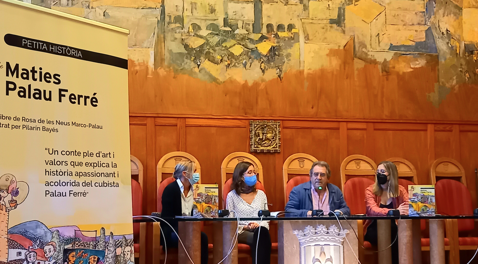 Pilarín Bayés dibuixa la història del pintor Palau Ferré