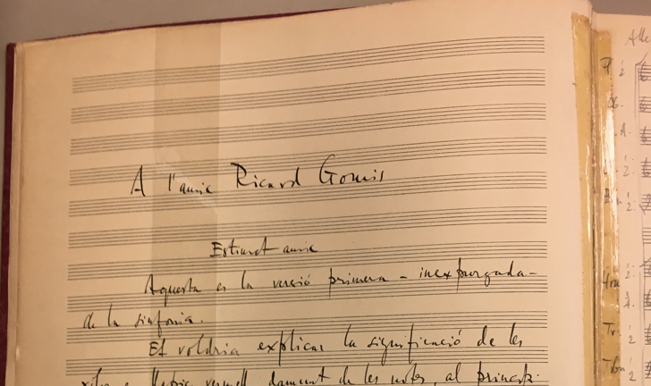 \'La família Gomis i Robert Gerhard. El finançament de l\'art\' a la Biblioteca de Catalunya