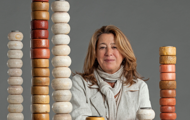 Mei Aguirre i Chantal Ripol a la Galeria Son Molas