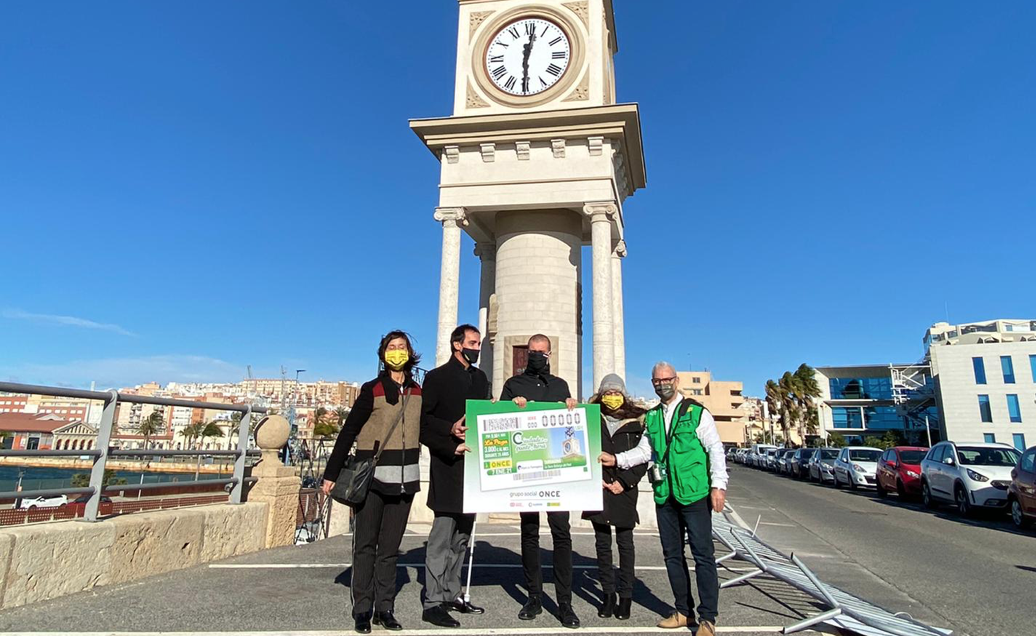 La Torre Rellotge del Port de Tarragona, en els cupons de l\'ONCE
