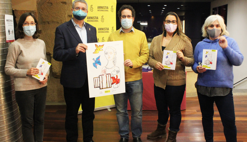 Amnistia Internacional i l\'Ajuntament de Tarragona reivindiquen l\'art compromès de Palau Ferré