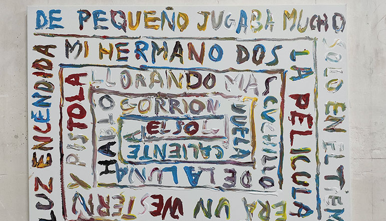 \'La pell a tires\' de Victor Jaenada a la Galeria Carles Taché