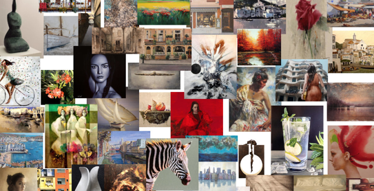 Col·lectives de Nadal a les galeries El Claustre