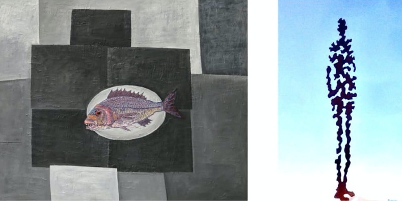 Koyama i David Sagnier a la Galeria Patrick Domken