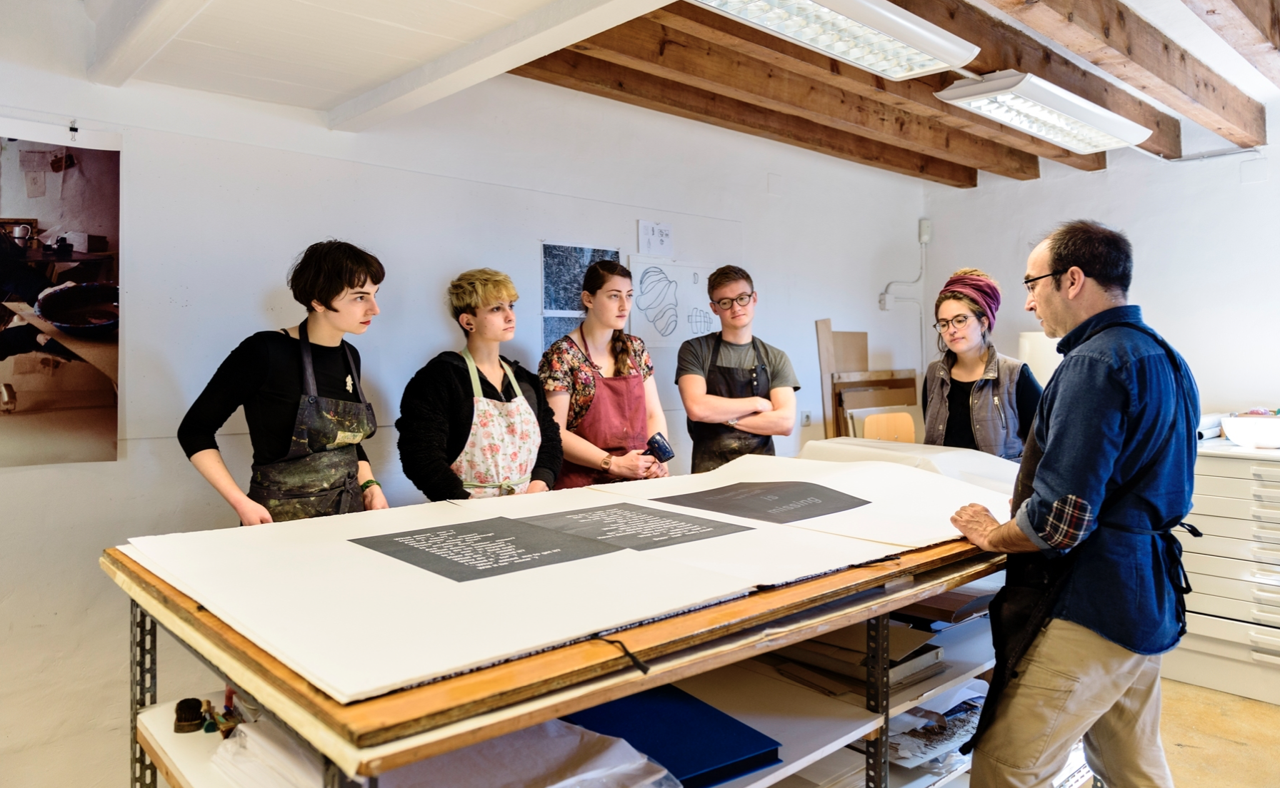 La Fundació Miró Mallorca ofereix gratuïtament els tallers gràfics als artistes balears