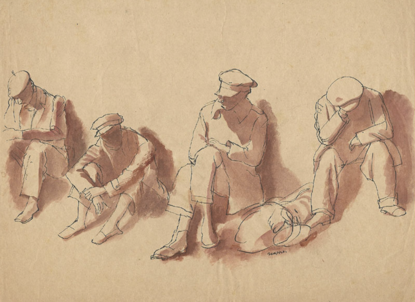 El MUME mostra el confinament als camps de concentració de l’il·lustrador Josep Narro