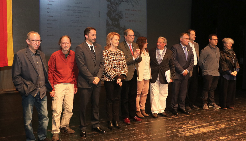 Ramon Madaula, Albert Canadell, Joan Callau i Jaume  Planas, guanyadors dels 56ens Premis Recvll