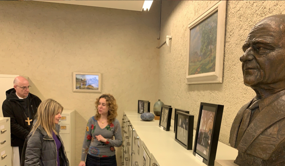 Primera visita institucional de la presidenta de la Diputació de Tarragona al Monestir de Poblet