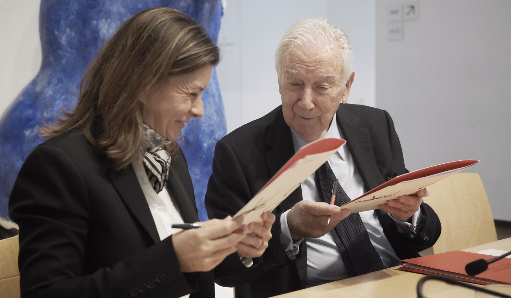 La Fundació Joan Miró i la Fundació Vila Casas signen un acord de col·laboració per deu anys