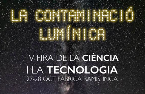 AstroMallorca presentarà ‘La contaminació lumínica’ a la lV Fira de la Ciència i la Tecnologia