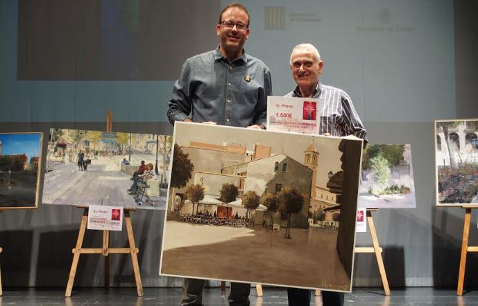 Joan Vila guanya el 18è Concurs de Pintura Ràpida \