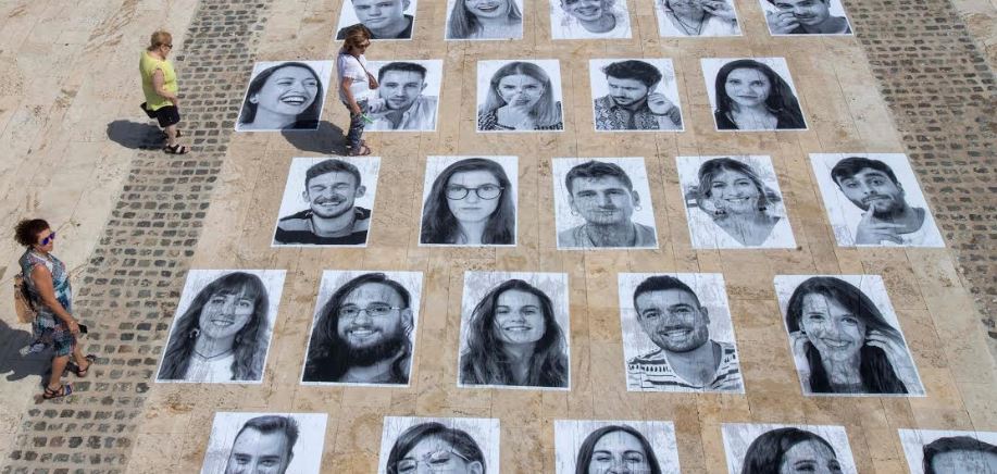 Inside Out, projecte de JR al Port de Cartagena