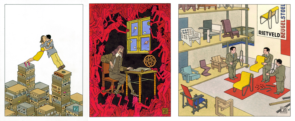 Joost Swarte celebra els 50 anys de carrera amb una mostra al Kunsthal Rotterdam