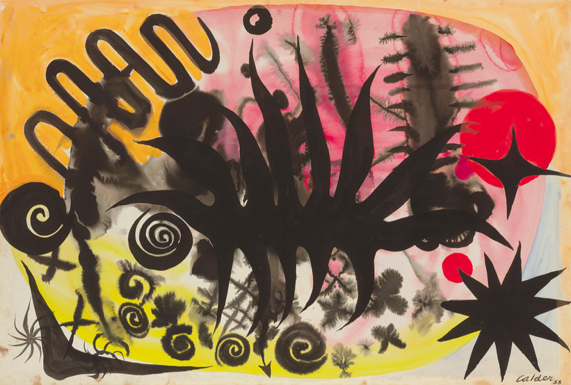 La galeria Elvira González, exposa els gouaches d\'Alexander Calder