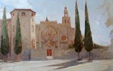 Sorteig d\'un quadre monestir de Sant Cugat