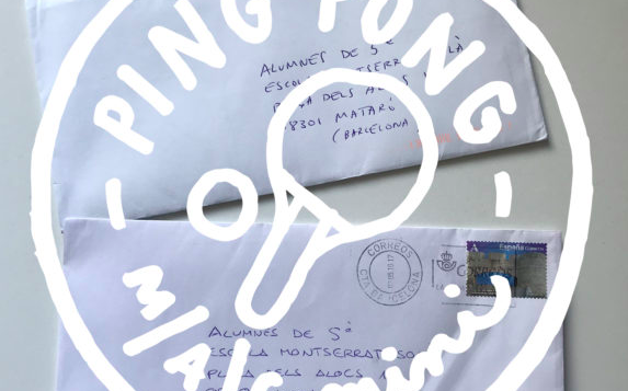Ping-Pong, intercanvi epistolar entre quatre artites i els alumnes de l\'Escola Montserrat Solà