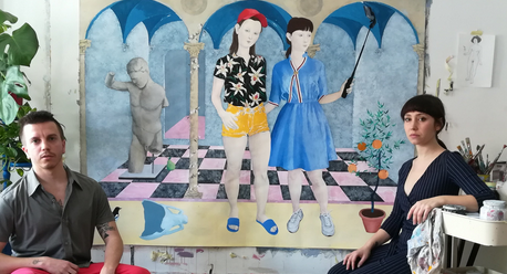 Les pintures de Los Bravú, a Galeria Trinta