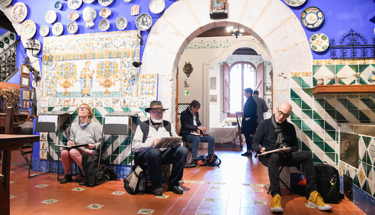 Els Museus de Sitges s’obren a l’sketching