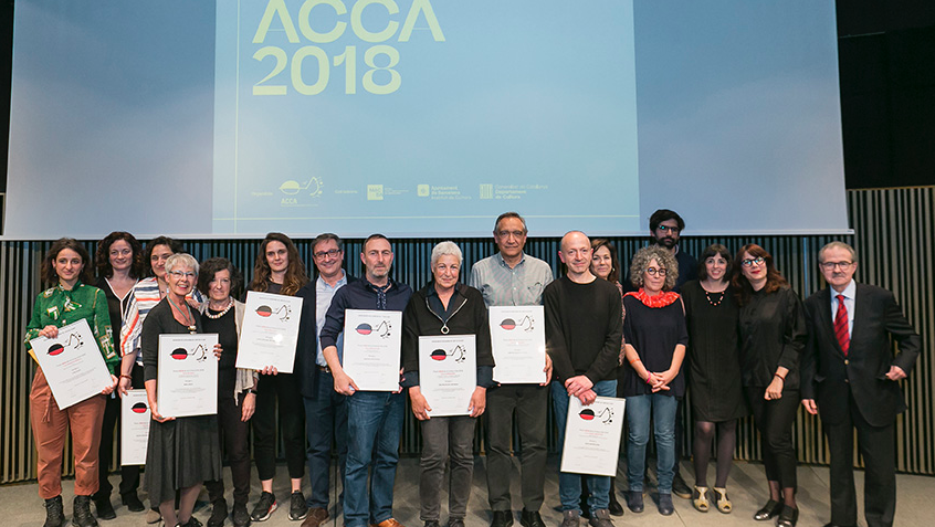 Entrega dels Premis de l\'Associació Catalana de Critics d\'Art (ACCA 2018)