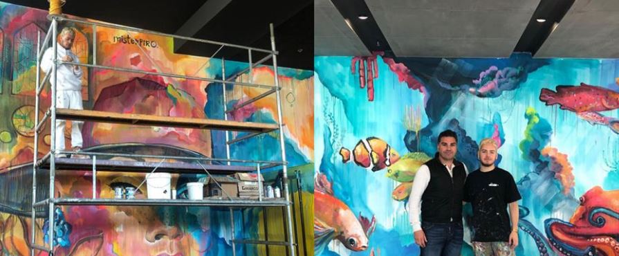 L\'expressionisme abstracte de MisterPiro atraca a Projects Worldwide sb4