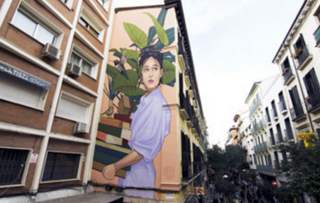 Quatre murals gegants envaeixen el centre de Madrid de la mà d\'Urvanity