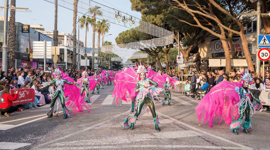 Les colles gunyadores de la Gran Rua de Carnaval de Platja d\'Aro