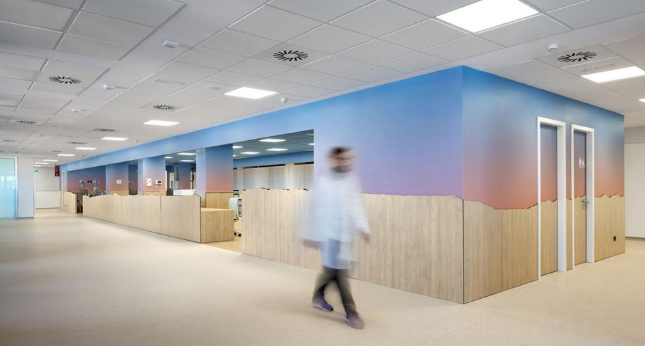 El disseny de Rai Pinto i Dani Rubio humanitza el nou Hospital d’Oncologia i Hematologia