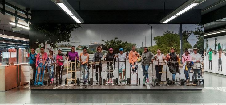 Darrera setmana d\'Umbral, intervencions artístiques al metro