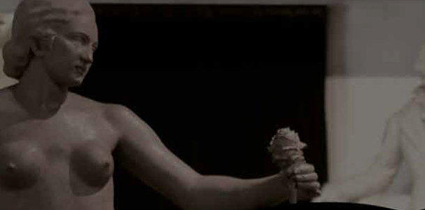 Musicant el Museu Frederic Marès