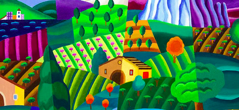 Philip Stanton a la Galeria Jordi Barnadas, invasió de colors medirarranis