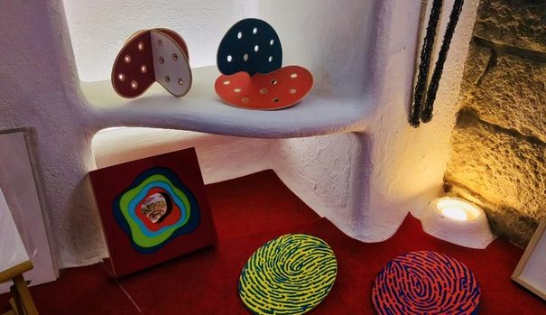 Mònica Campdepadrós a la Galeria Art en Brut