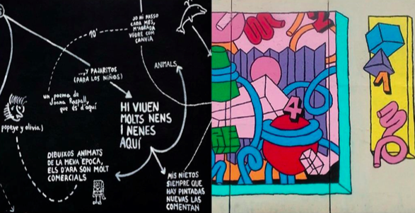 Anna Vilamú i Desireé Castellar, dues artistes del territori intervenen l’Espai Jove Kesse