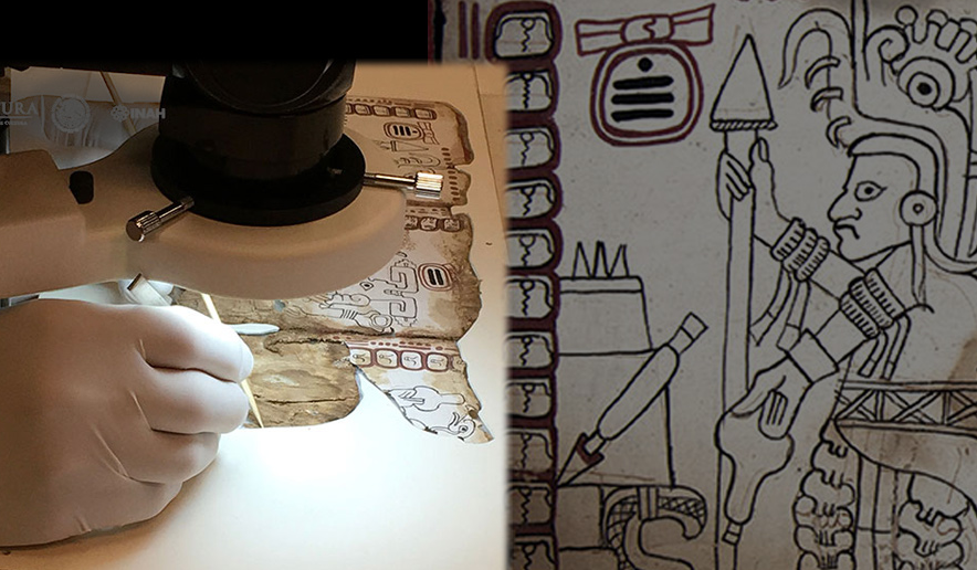 Presentació del manuscrit més antic d\'Amèrica al Museu d\'Arqueologia