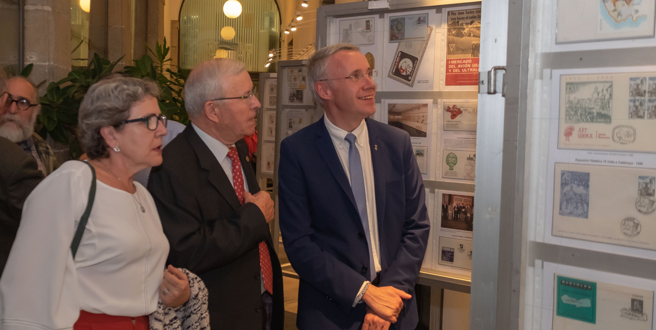 Inauguració de l’exposició filatélica de fires