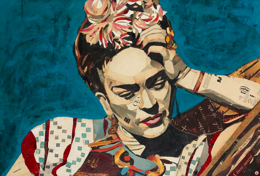 Pedro García Villegas ret homenatge a Frida Kahlo a la galeria Jordi Barnadas