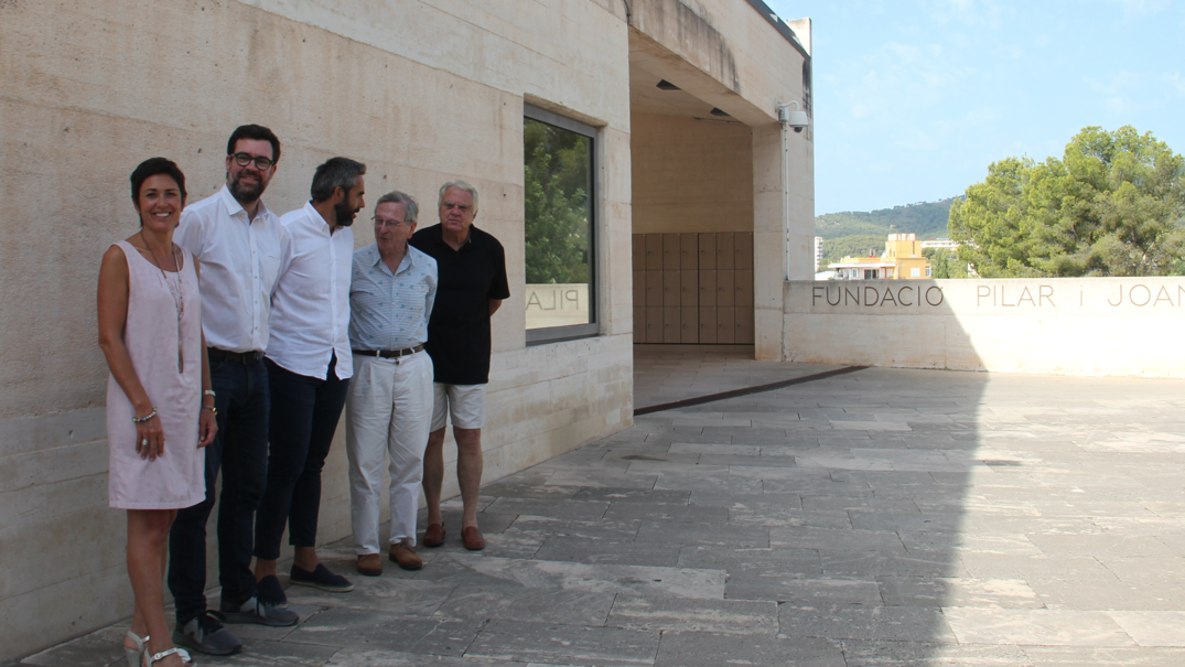 Rafael Moneo visita la Fundació Pilar i Joan Miró a Mallorca