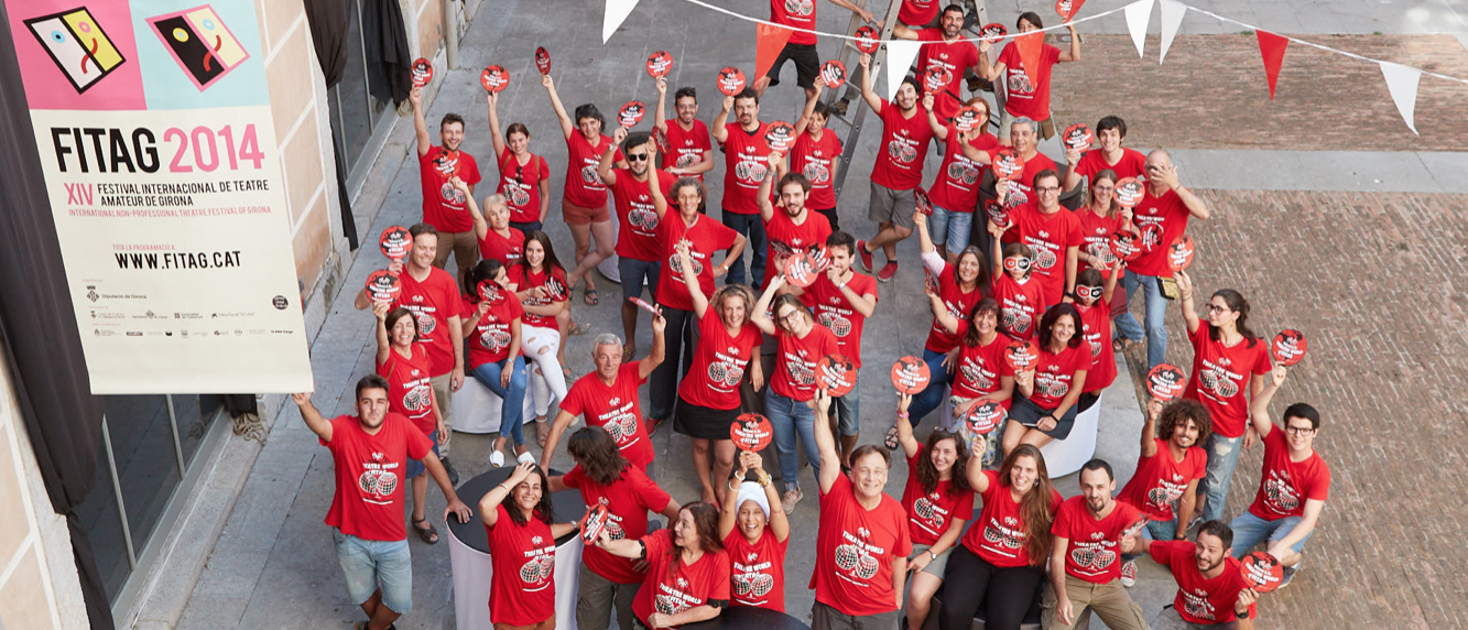 La família FITAG es reuneix abans de la inauguració del festival