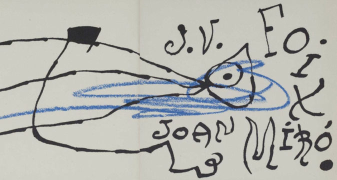 Peça del mes de l\'Arxiu Nacional: Plaqueta Foix/Miró de Ricard Giralt-Miracle