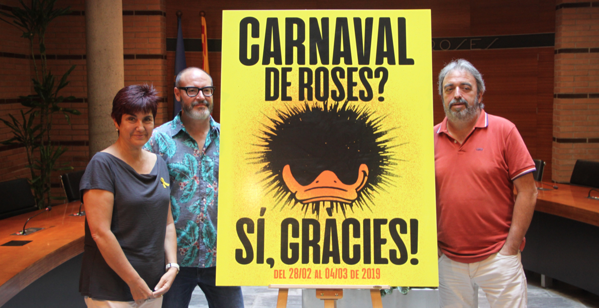 Juan Cardosa, autor del cartell del Carnaval de Roses