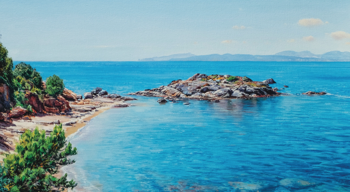 El pintor garrotxí Josep Maria Solà exposa els seus  \