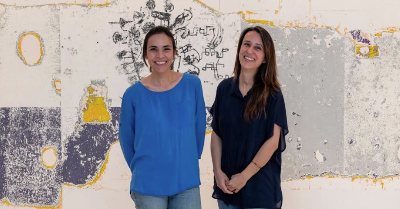 Patricia Gómez & Mª Jesús González excaven les parets de l\'IVAM