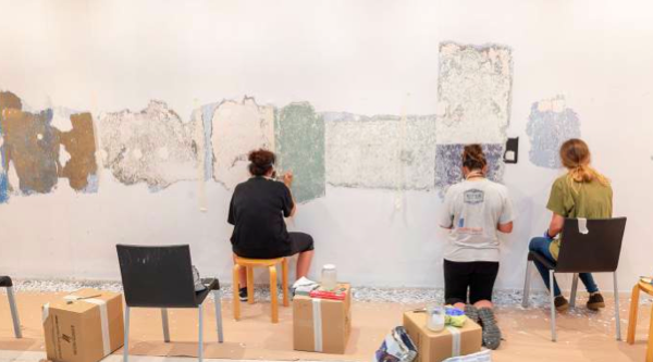 Patricia Gómez & Mª Jesús González, arqueologia als murs de l\'IVAM