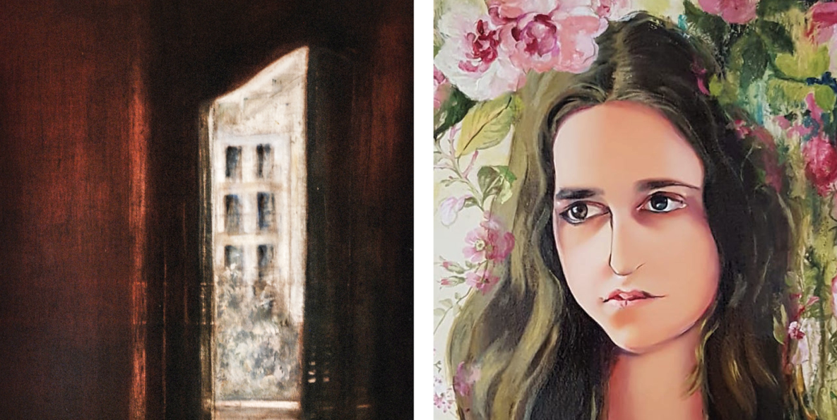 M.S. Usero i Clara Vidal a la Blue Frame Gallery