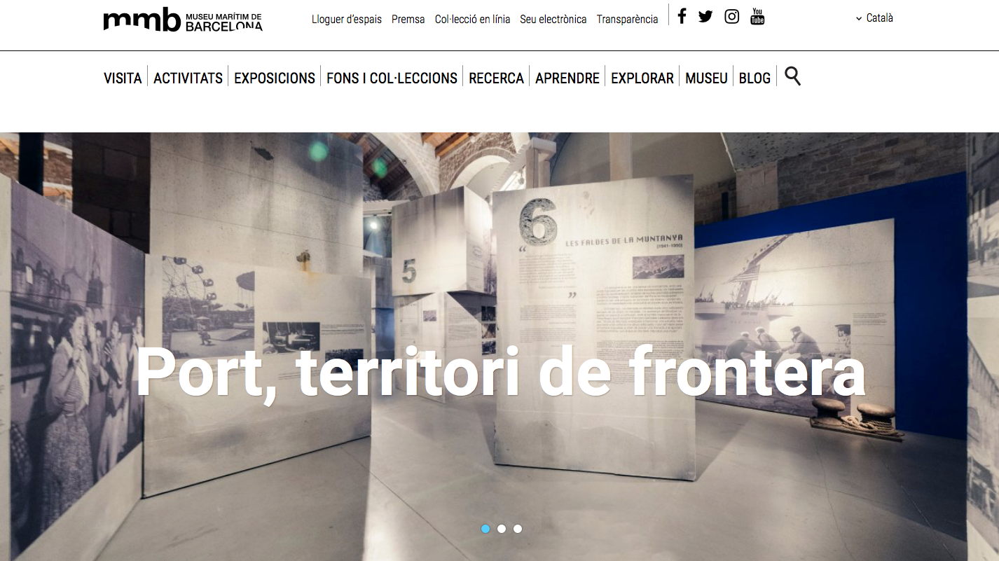 El Museu Marítim estrena nou web