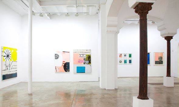 La pintura d\'Stephen Smith i Jeroen Erosie a la Delimbo Gallery