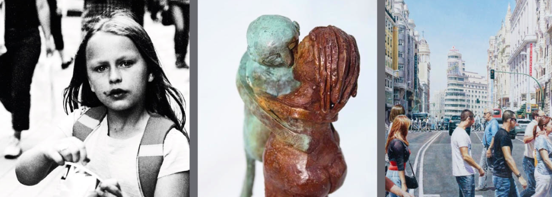 Montesqui Galeria d\'Art: col·lectiva de fotografia, escultura i pintura