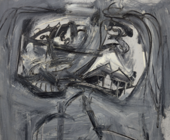 Saura a la galeria Mayoral, de la matèria al moviment