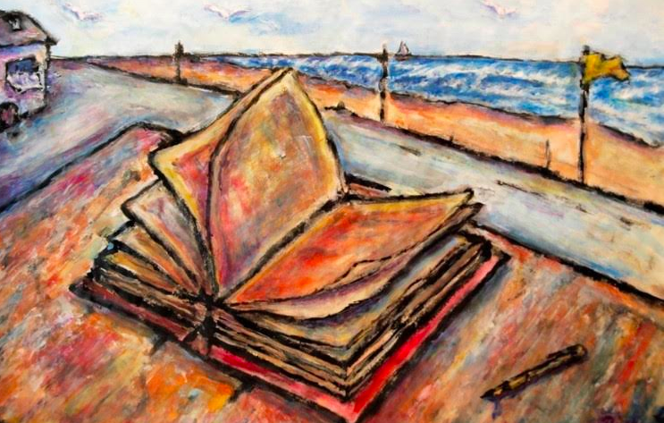 Miguel Pínter fusiona pintura i escriptura a la Galeria Arteko