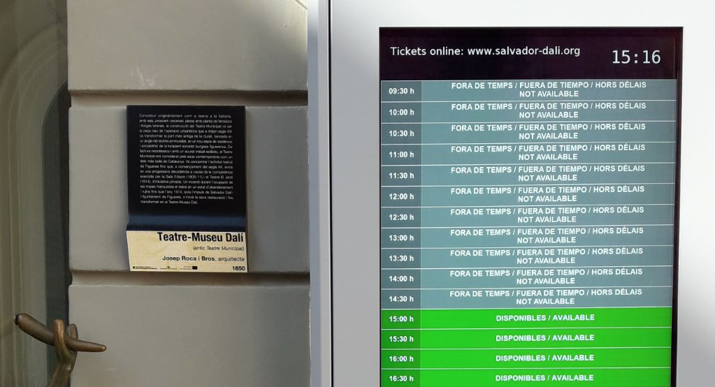 El Teatre-Museu Dalí amplia horaris i posa totes les entradas a la venda en línia