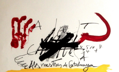Obra gràfica d\'Antoni Tàpies a la Galeria Joan Gaspar